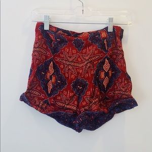 Free People high waist shorts